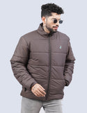 Jerdoni Brown Padded Puffer Jacket