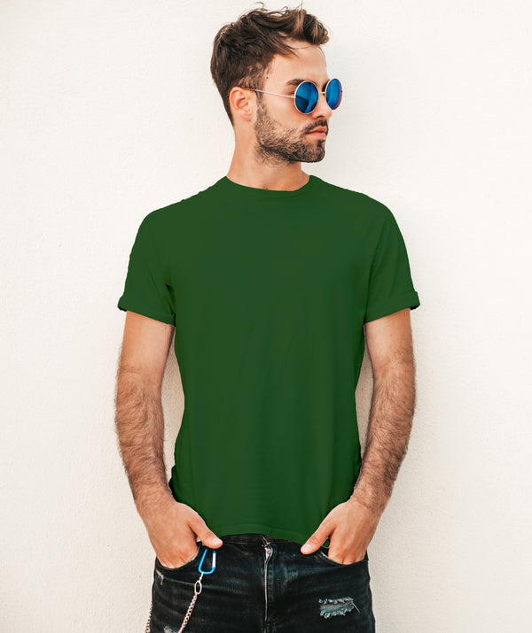 Jerdoni Green Plain  T-Shirt