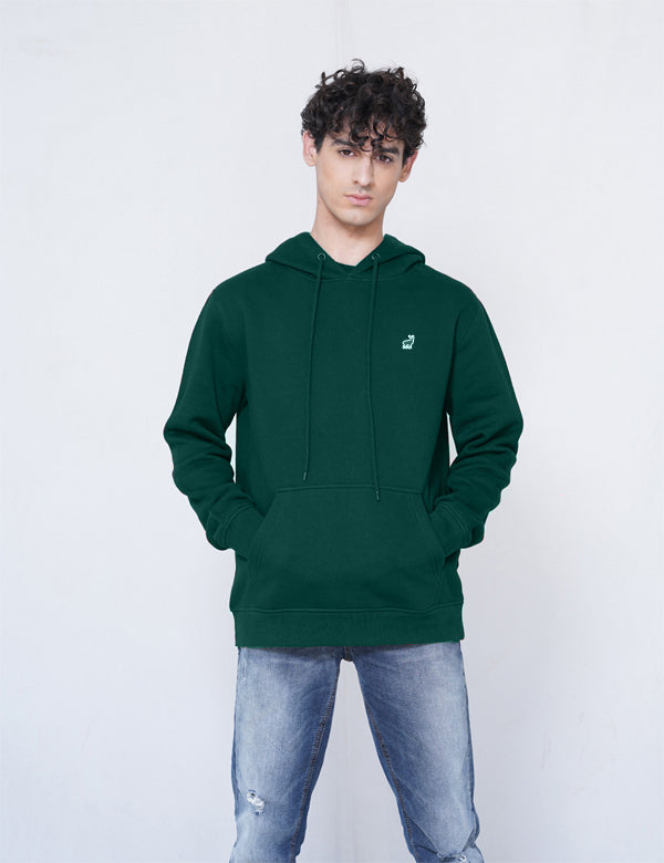 Jerdoni Green Pull Over Hoodie