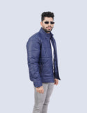 Jerdoni Navy Padded Puffer Jacket
