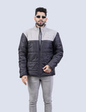 Jerdoni Black & Grey Padded Puffer Jacket