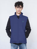 Jerdoni Navy Blue Padded Vest