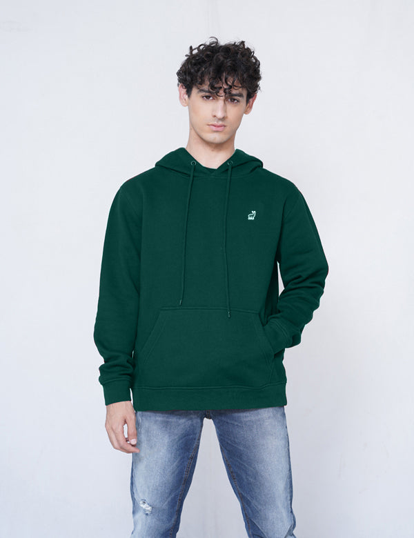 Jerdoni Green Pull Over Hoodie