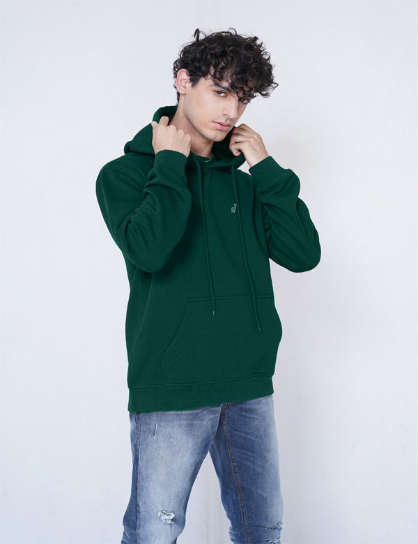 Jerdoni Green Pull Over Hoodie