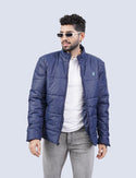Jerdoni Navy Padded Puffer Jacket
