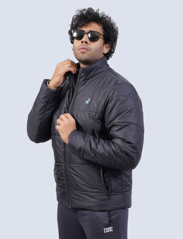 Jerdoni Black Padded Puffer Jacket