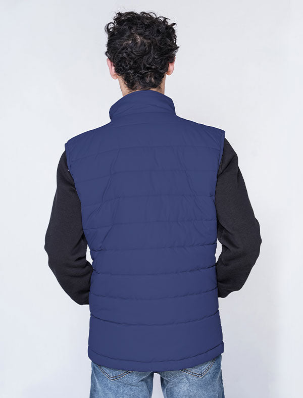 Jerdoni Navy Blue Padded Vest