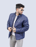 Jerdoni Navy Padded Puffer Jacket