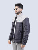 Jerdoni Black & Grey Padded Puffer Jacket