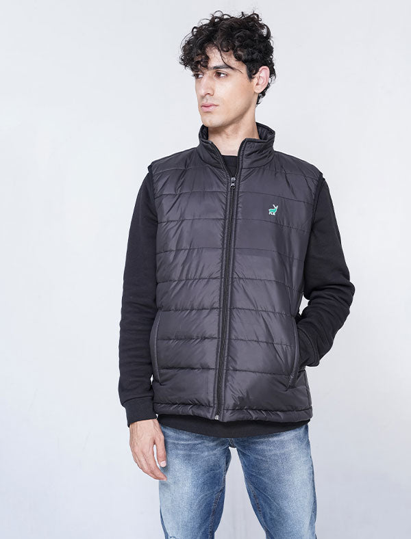 Jerdoni Black Padded Vest