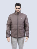 Jerdoni Brown Padded Puffer Jacket