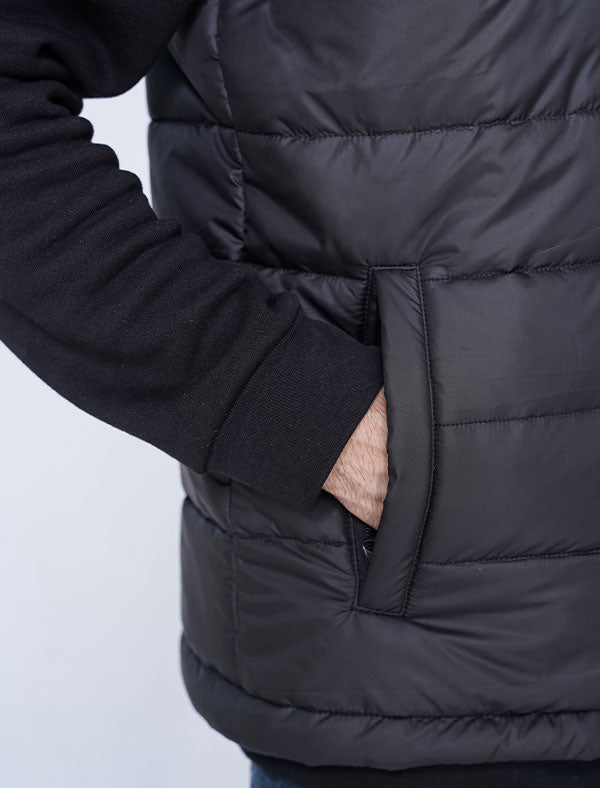 Jerdoni Black Padded Vest