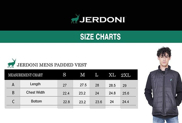 Jerdoni Navy Blue Padded Vest