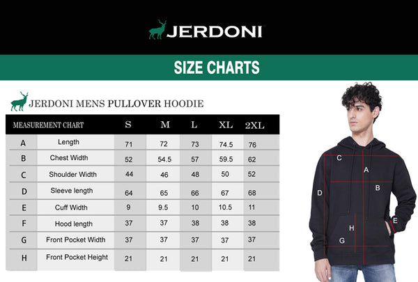 Jerdoni Maroon Pull Over Hoodie