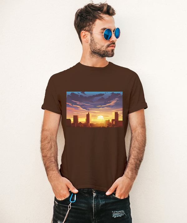 Brown Sunset T-Shirt