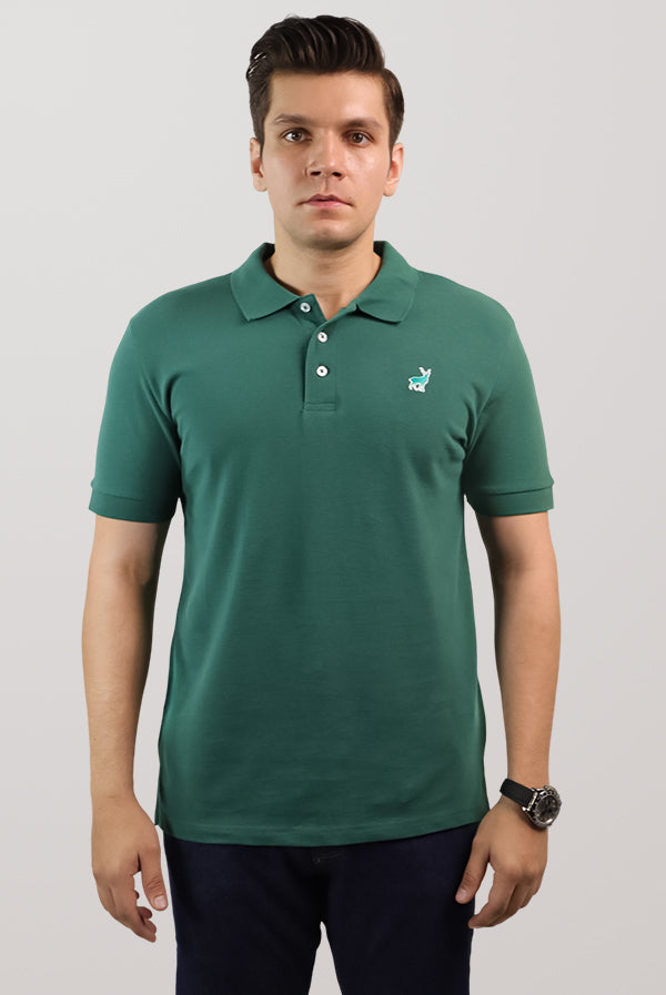 Active Fit Polo Shirt for Men Green