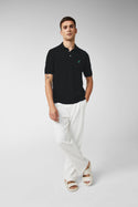 Active Fit Polo Shirt for Men Black