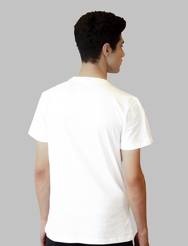 Jerdoni White T-Shirt With  CEO Logo