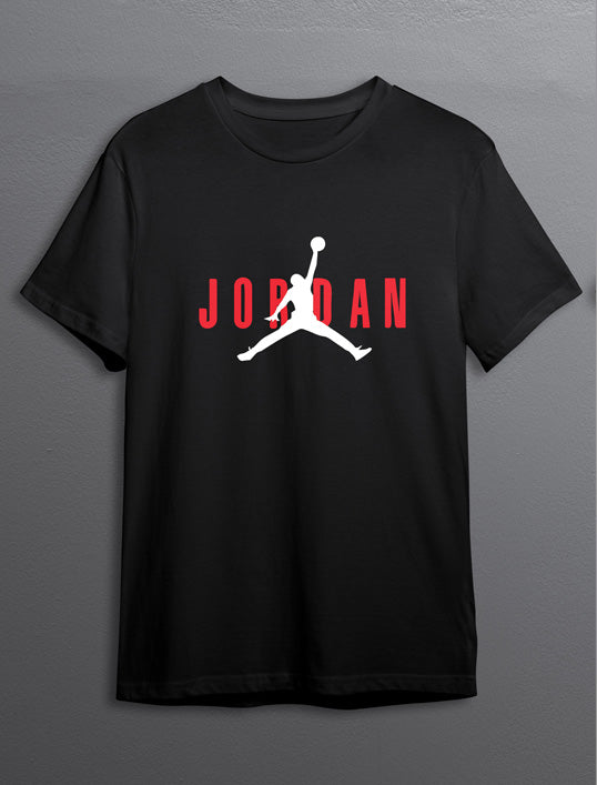 Jerdoni Black T-Shirt With Jordan Logo